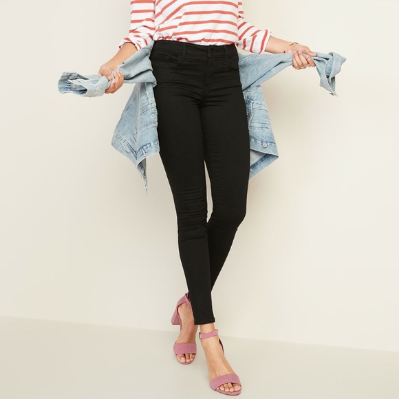 Old Navy Denim - ON Mid-Rise Sculpt Rockstar Super Skinny Jeans
